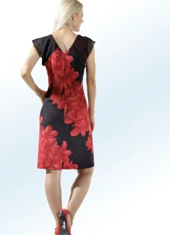 Best KLAUS MODELLE MADE IN GERMANY KLAUS MODELLE Party-Kleid SCHWARZ-ROT