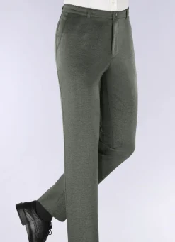 Best KLAUS MODELLE MADE IN GERMANY "Klaus Modelle"-Hose in 3 Farben OLIV MELIERT