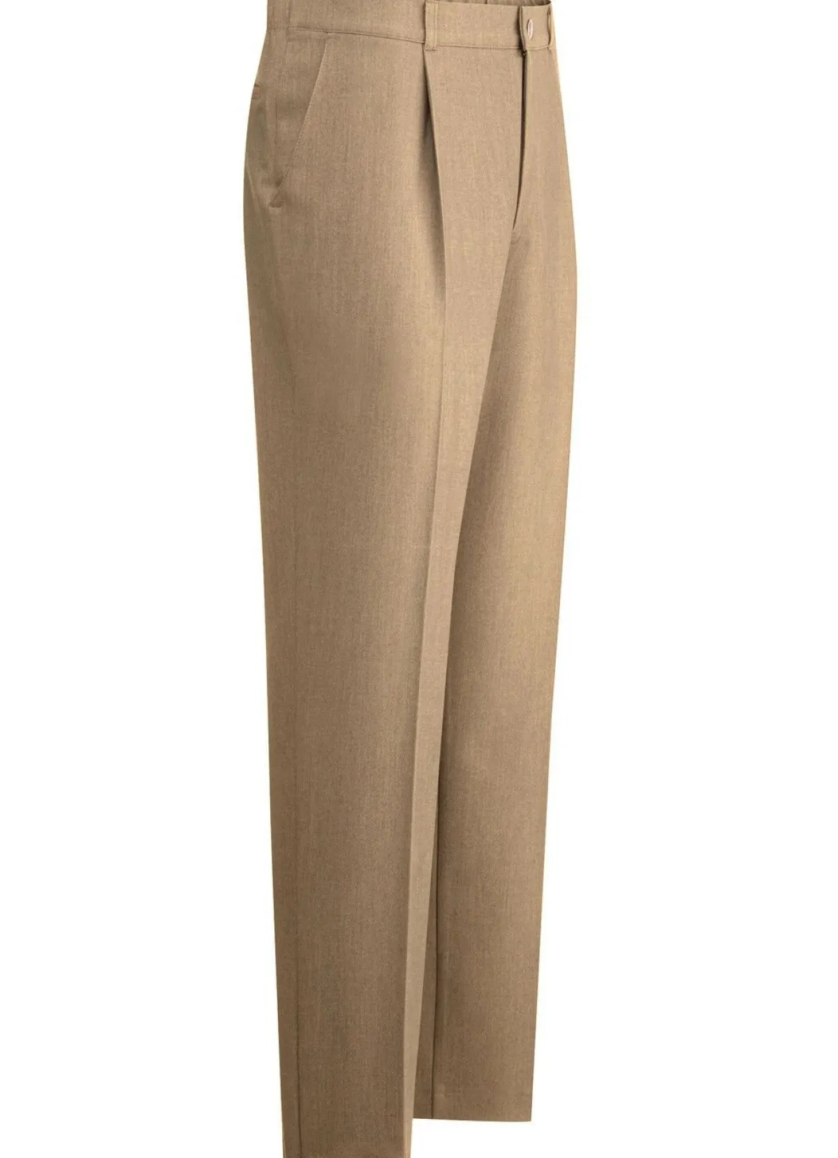 Discount BADER "Klaus Modelle"-Hose mit Bundfalten in 3 Farben SAND MELIERT