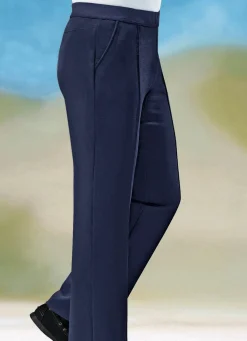 New KLAUS MODELLE MADE IN GERMANY „Klaus Modelle“-Schlupfhose mit breitem Dehnbund in 6 Farben MARINE