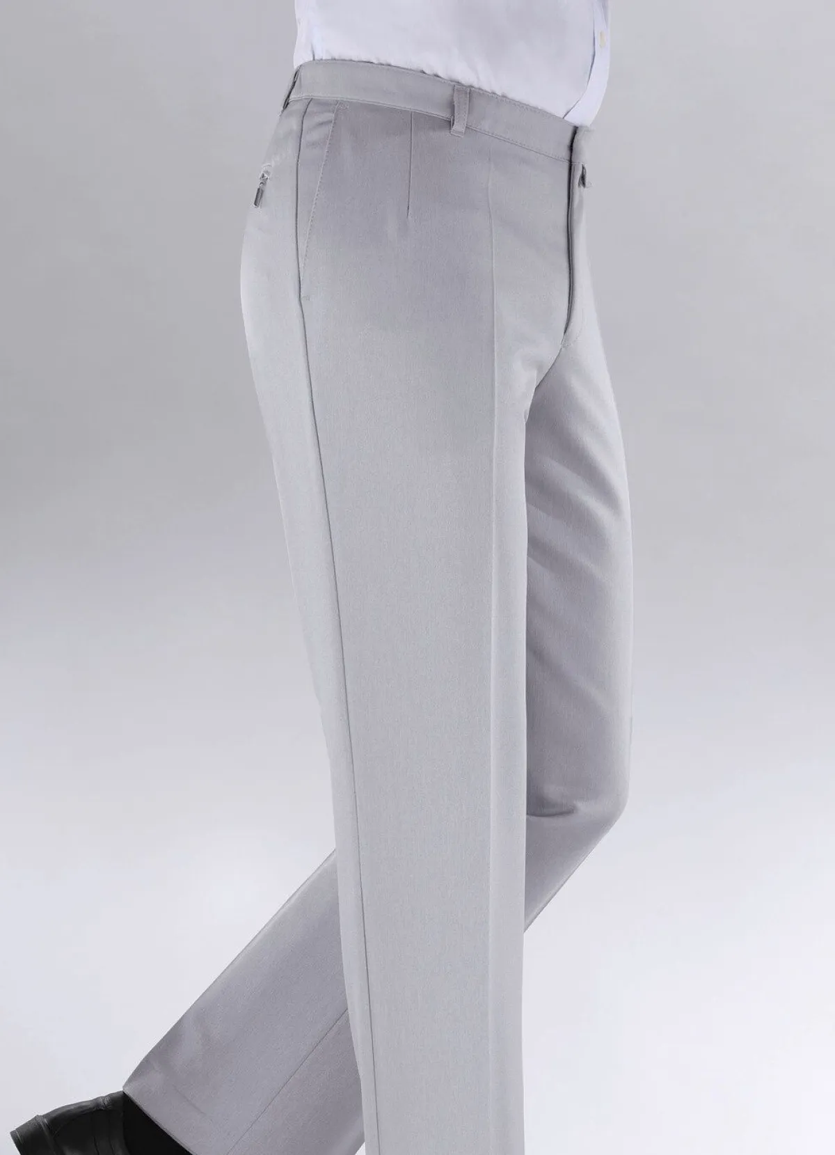 Clearance BADER "Klaus Modelle"-Unterbauchhose in 4 Farben HELLGRAU MELIERT