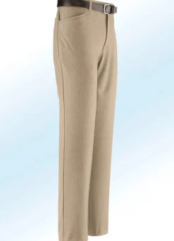 Best KLAUS MODELLE MADE IN GERMANY "Klaus-Modelle"-Hose mit Gürtel in 5 Farben BEIGE