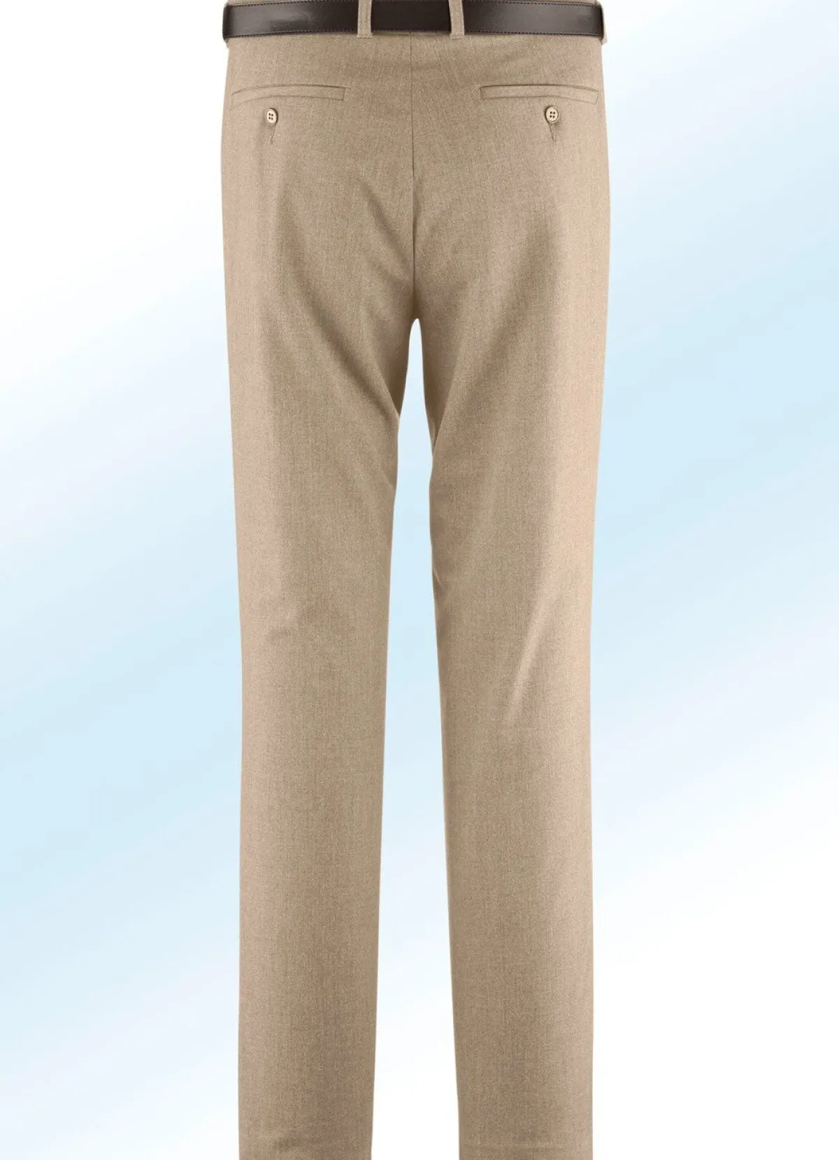 Best KLAUS MODELLE MADE IN GERMANY "Klaus-Modelle"-Hose mit Gürtel in 5 Farben BEIGE