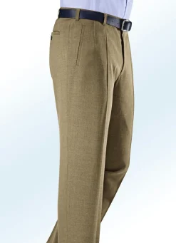 Best BADER "Klaus Modelle"-Hose mit Paspeltaschen MITTELBRAUN