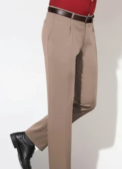 KLAUS MODELLE MADE IN GERMANY "Klaus Modelle"-Unterbauchhose mit Gürtel in 5 Farben BEIGE