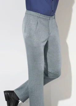 Clearance KLAUS MODELLE MADE IN GERMANY "Klaus Modelle"-Unterbauchhose in 4 Farben HELLGRAU MELIERT