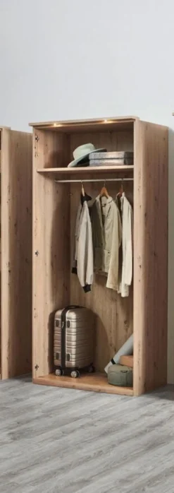 Outlet BADER Kleiderschrank eiche artisan