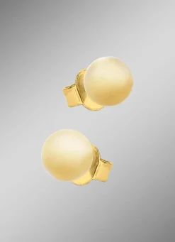 Outlet BADER Kleine aber feine Kugel-Ohrstecker aus Titan