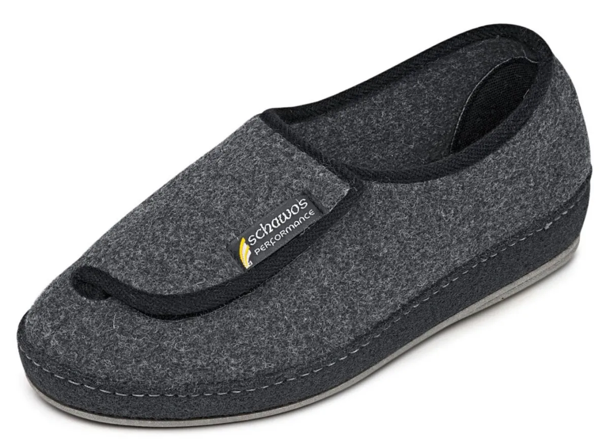 Online BADER Klett-Halbschuh aus dem Hause Schawos ANTHRAZIT