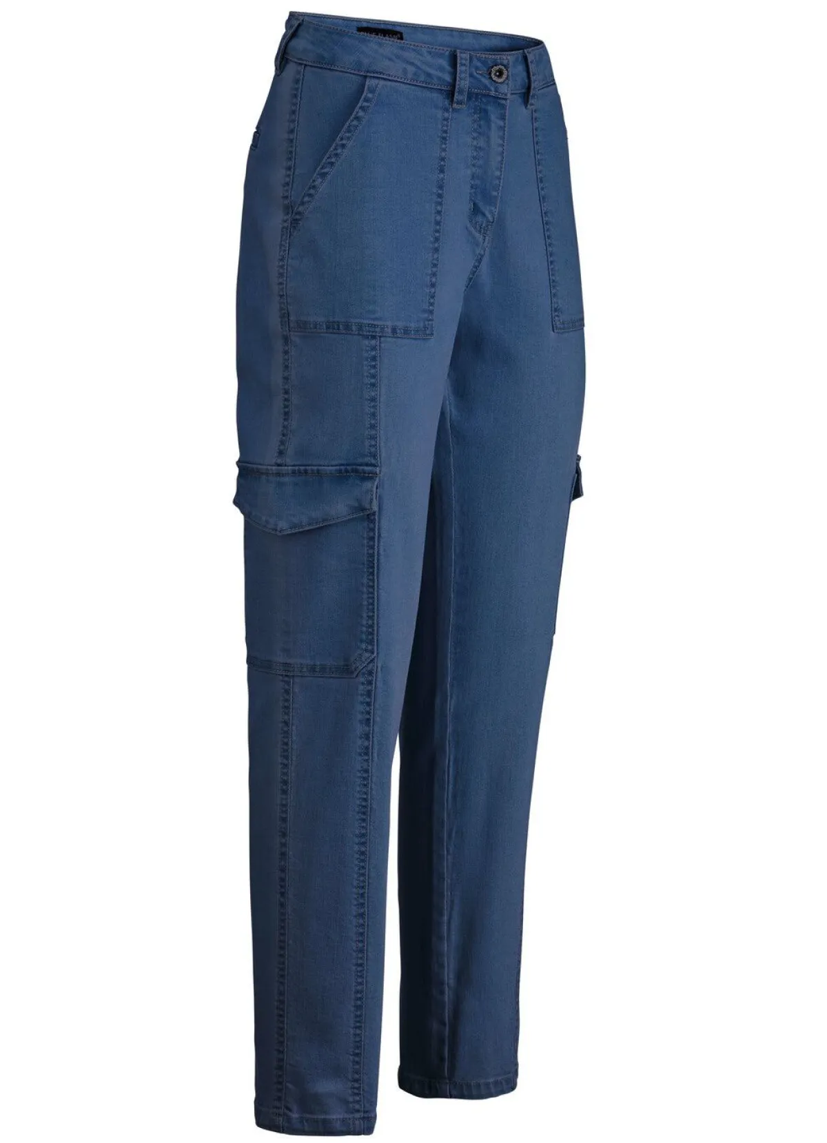 BADER Knöchellange Cargojeans JEANSBLAU