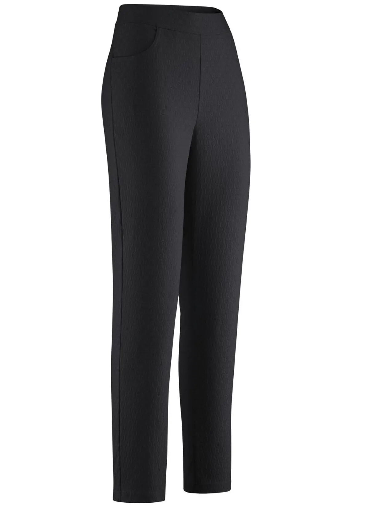 Clearance KLAUS MODELLE MADE IN GERMANY Knöchellange Hose in bequemer Schlupfform SCHWARZ