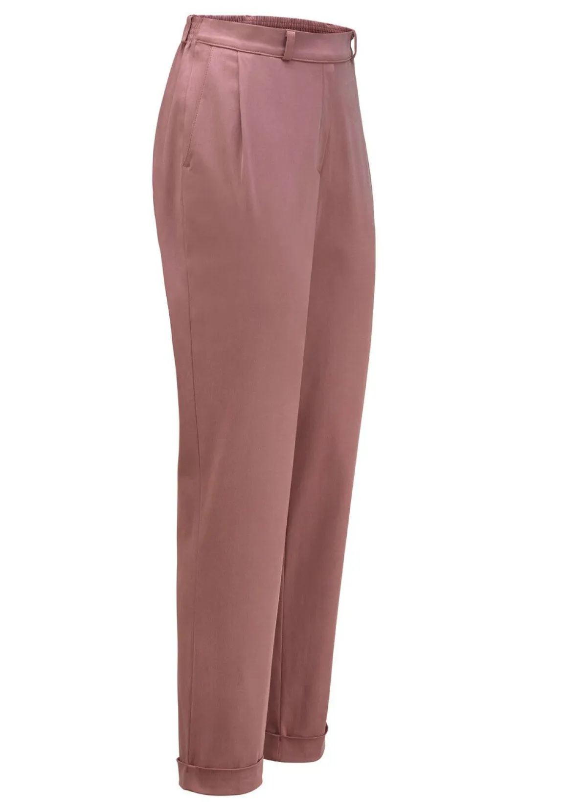Outlet KLAUS MODELLE MADE IN GERMANY Knöchellange Hose in Schlupfform ROSENHOLZ