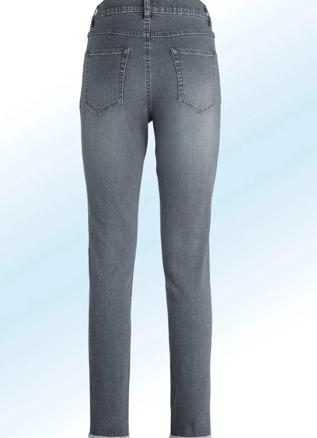 Outlet BADER Knöchellange Jeans in 5-Pocket-Form ANTHRAZIT