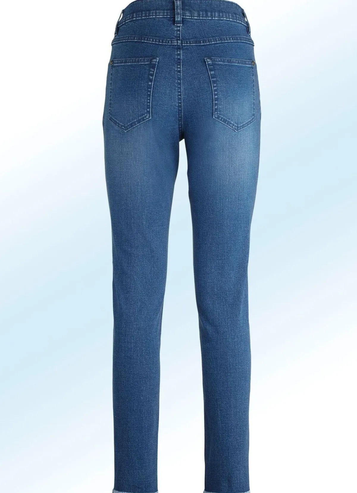 Discount BADER Knöchellange Jeans in 5-Pocket-Form JEANSBLAU