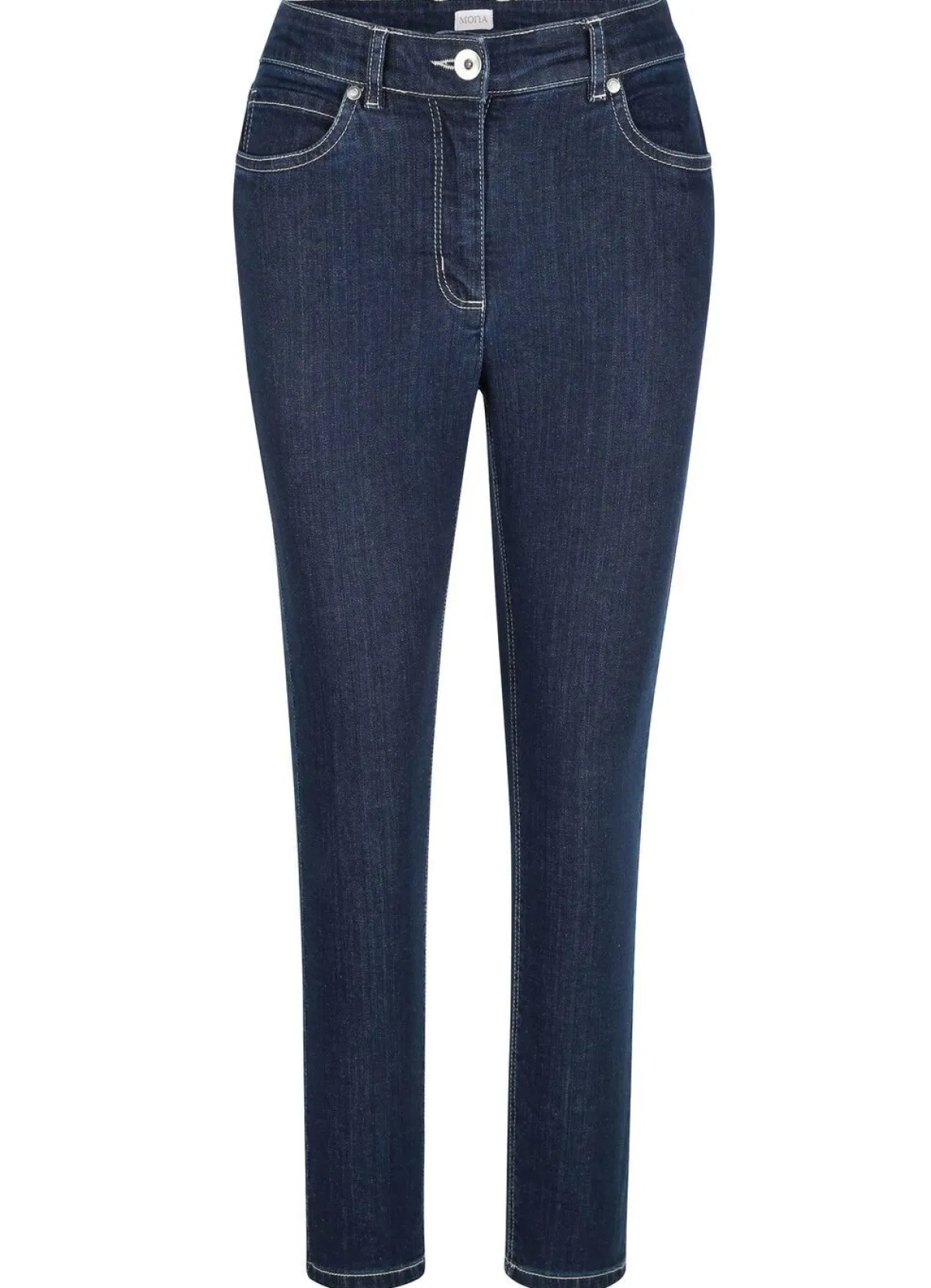 Clearance BADER Knöchellange Jeans in 5-Pocket-Form DUNKELBLAU