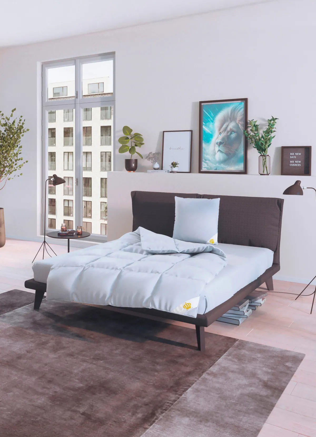 Discount SPESSARTTRAUM Königlich Schlafen – Ganzjahresbett von WEISS