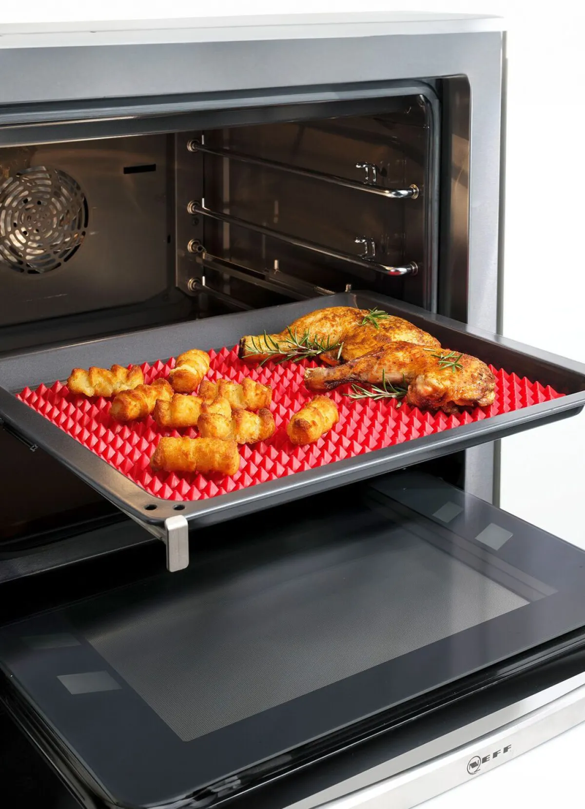 Clearance BADER Knusper-Backmatte aus Silikon ROT