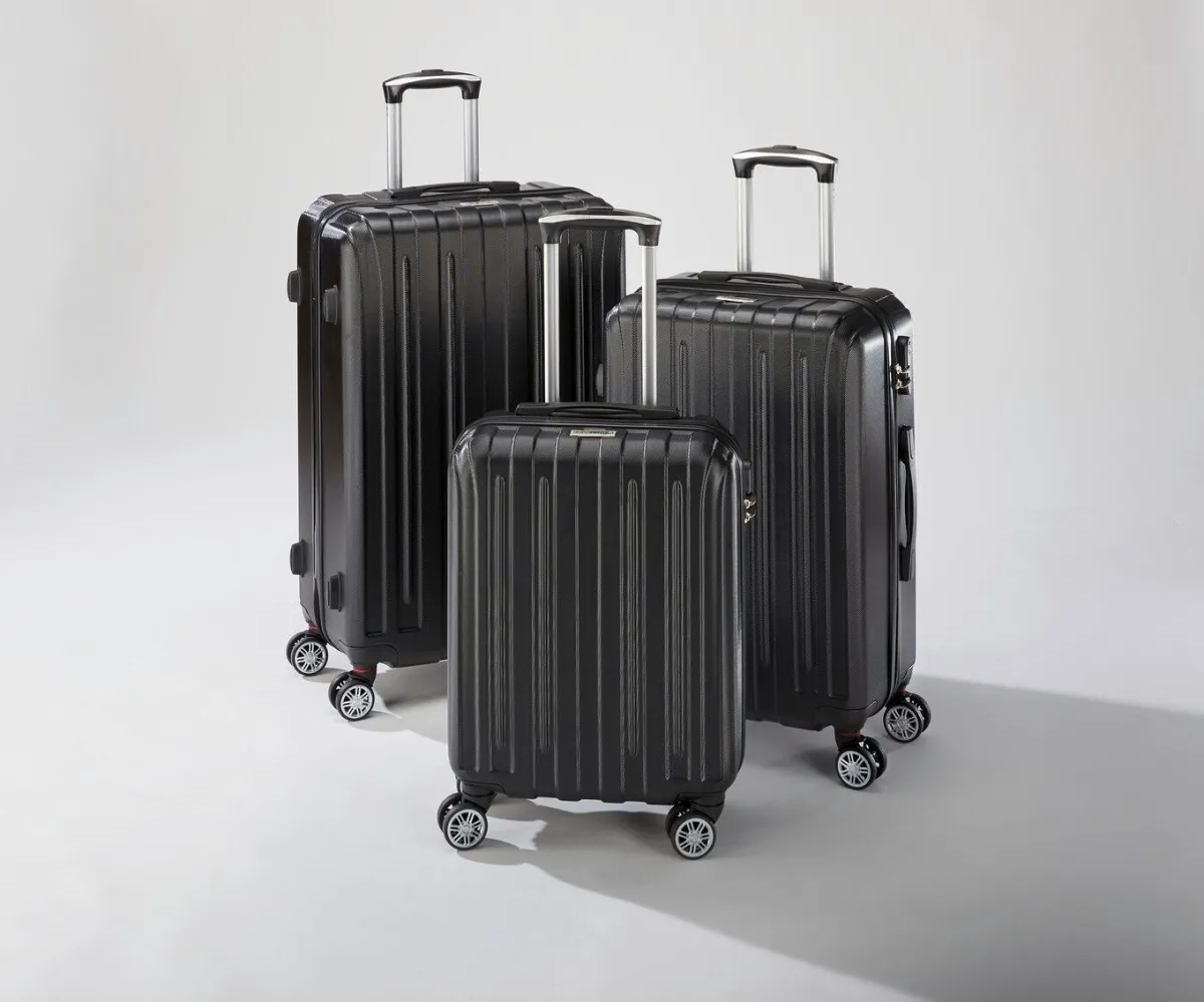 Hot BADER Koffer-Set 3teilig SCHWARZ