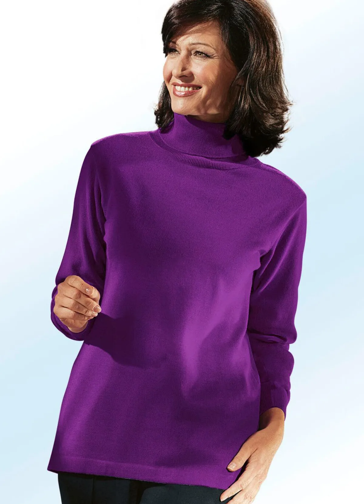 BADER Kombifreundlicher Pullover LILA