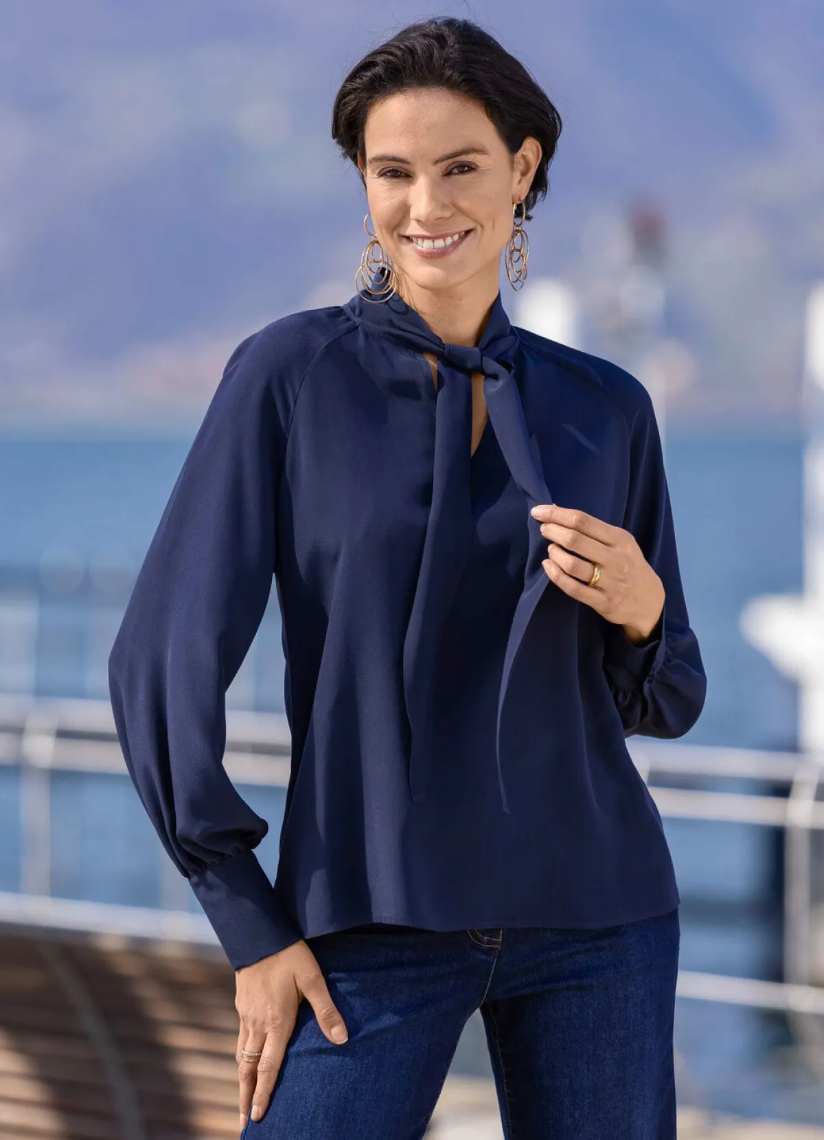 Outlet laurakent Kombistarke Tunika MARINE