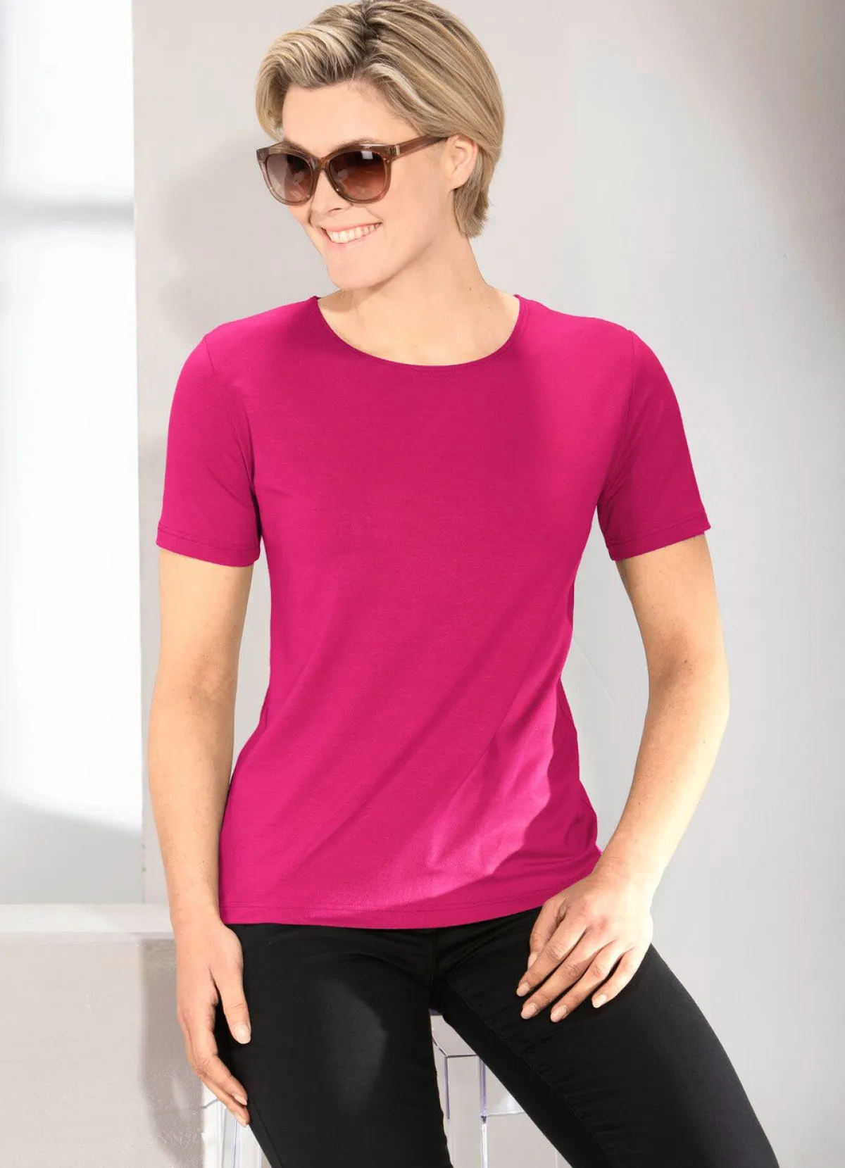 Best BADER Kombistarkes Shirt in 9 Farben PINK