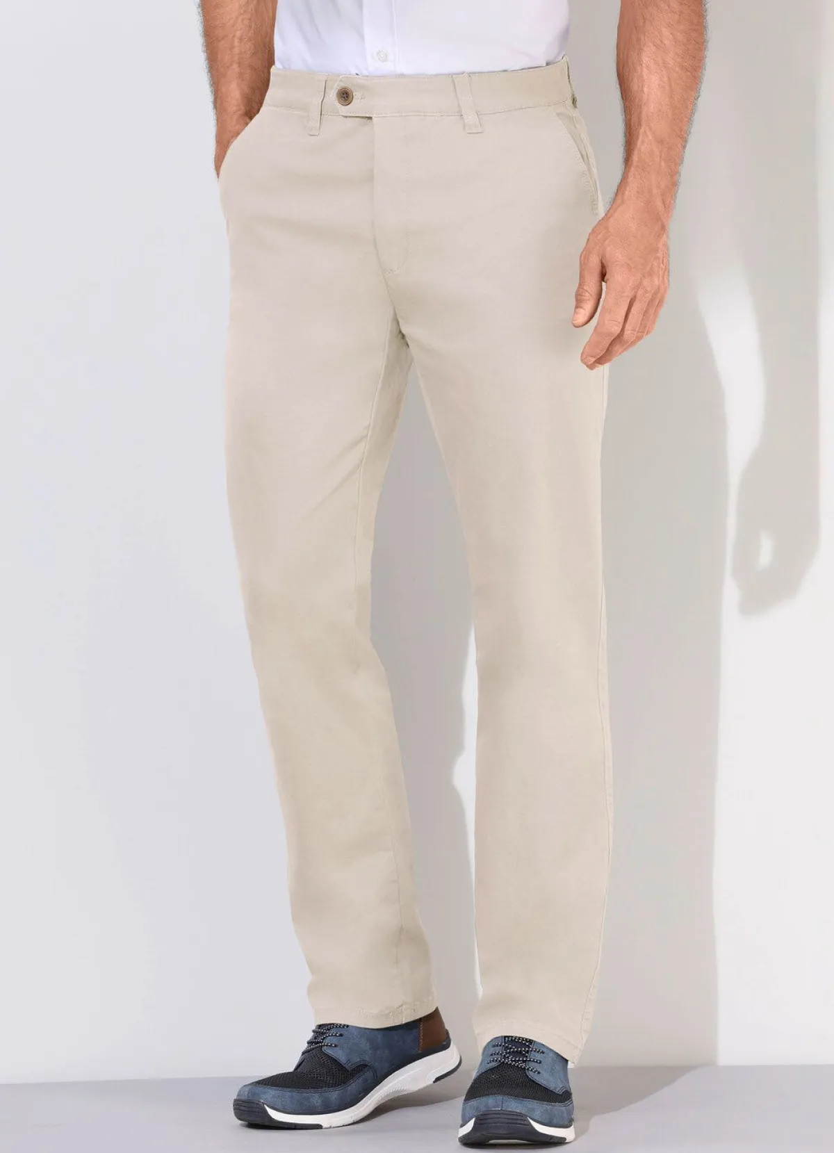 Discount BADER Komfortable Hose mit Dehnbund in 3 Farben BEIGE
