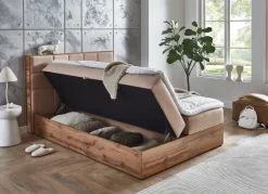 Sale BADER Komfortables Boxspringbett beige