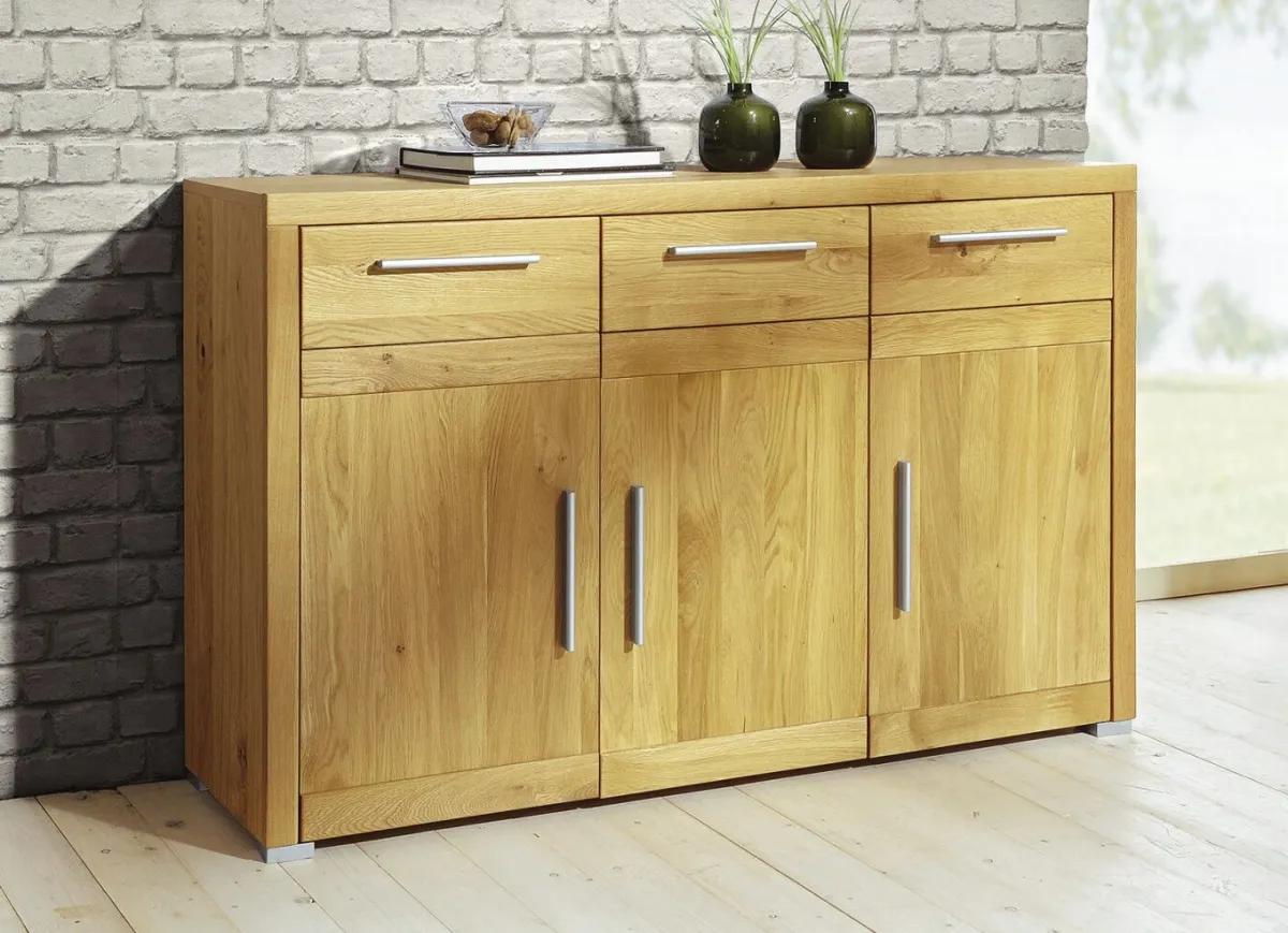 New BADER Kommode mit massiver Front WILDEICHE