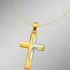 Discount BADER Kreuz-Anhänger in Bicolor