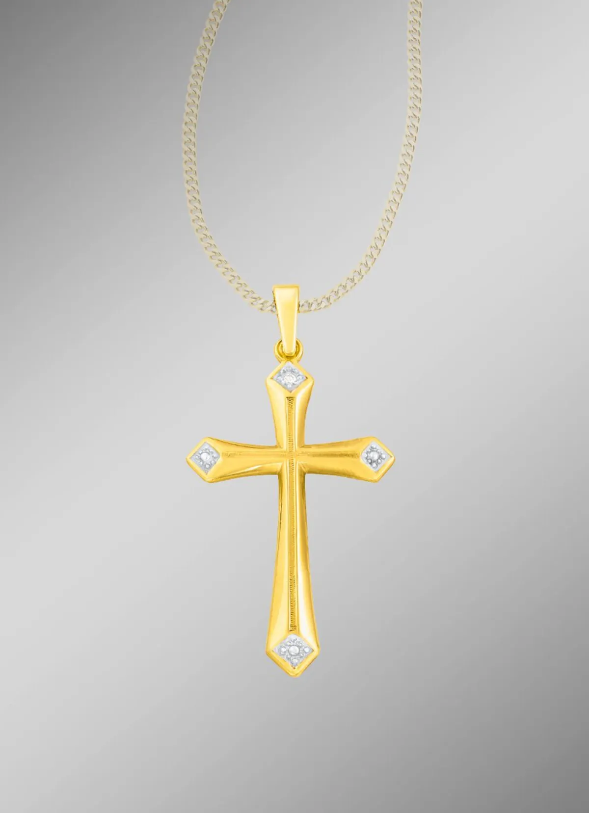 Sale BADER Kreuz-Anhänger mit Diamant