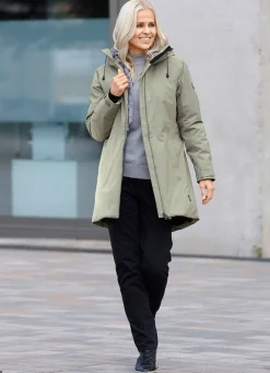 Sale BADER Kurzmantel mit fester Kapuze KHAKI