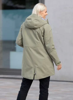 Sale BADER Kurzmantel mit fester Kapuze KHAKI