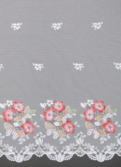 Outlet BADER Kurzstore mit Stangendurchzug WEISS-BUNT