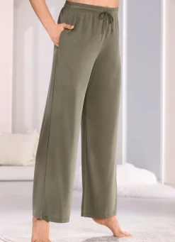 Discount LAURINA Lange Lounge-Hose, mit Kordelzug und Taschen JADE