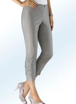 New BADER 7/8-lange Hose KHAKI MELIERT