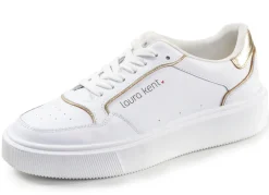 Hot laurakent , trendige Damen-Sneaker, Weite H, mit herausnehmbarem Fußbett WEISS