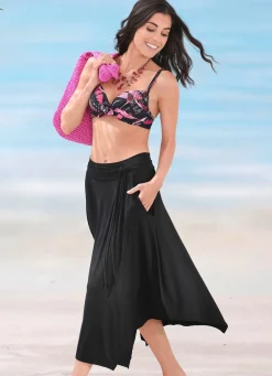 Sale LAURINA Bikini mit verschlungenem Oberteil SCHWARZ-BUNT