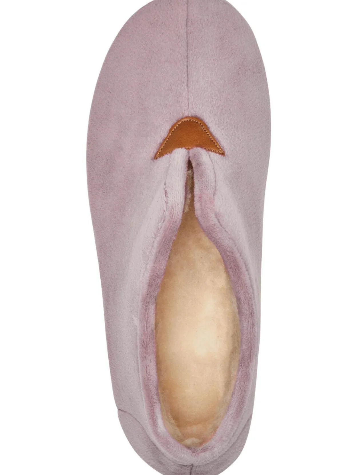 Discount LAURINA Hausschuh aus samtigen Textilmaterial PASTELLFLIEDER