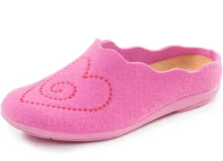 Online BADER Laurina, klassische Damen-Hausschuhe, mit herausnehmbarem Fußbett PINK