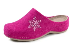 New LAURINA Pantoffel mit pfiffiger Nietenzier PINK