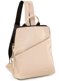 Sale LAURINA , Rucksack, Damen, mit zwei verstellbaren Umhängeriemen KIESEL