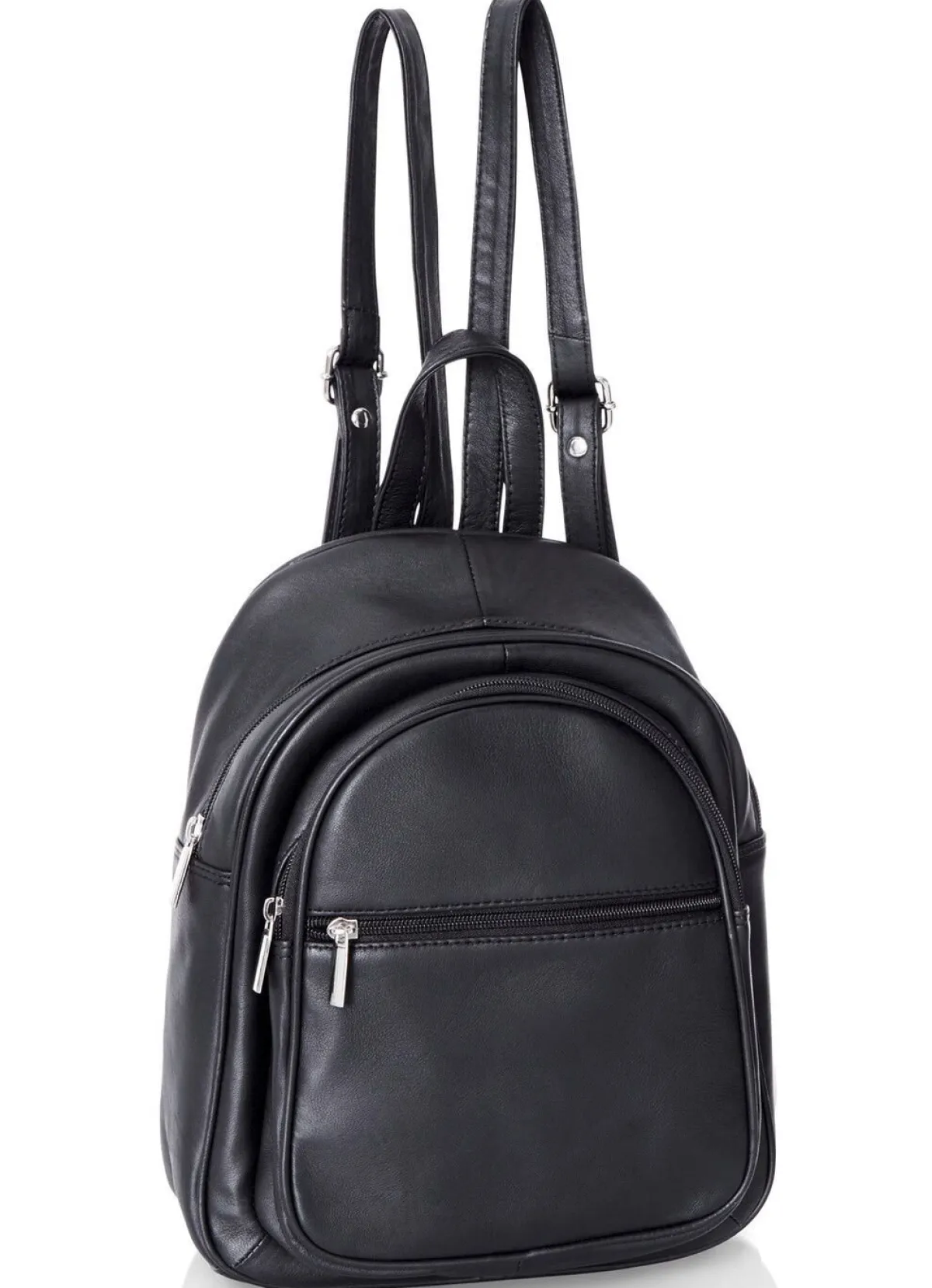 Outlet LAURINA , Rucksack, Damen, mit zwei verstellbaren Umhängeriemen SCHWARZ