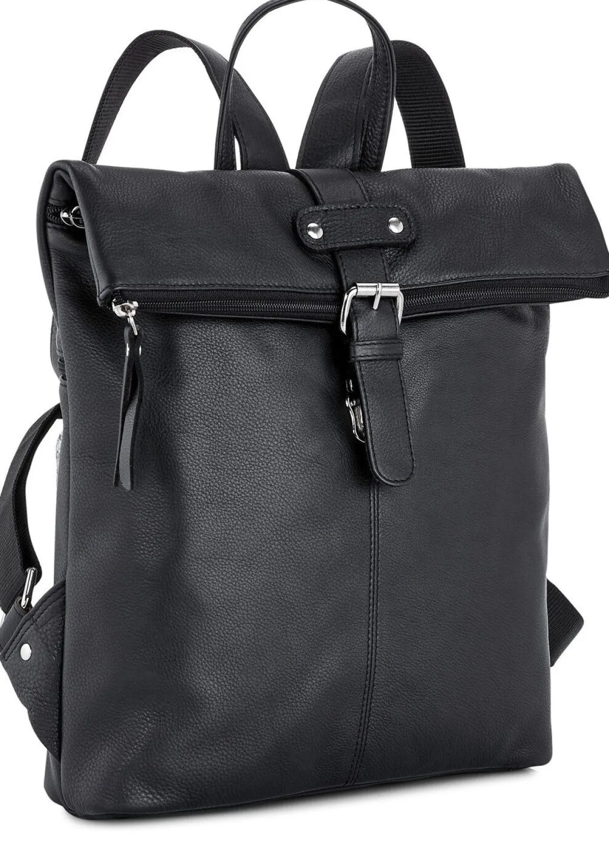 Outlet LAURINA , Rucksack, Damen, mit zwei verstellbaren Umhängeriemen SCHWARZ