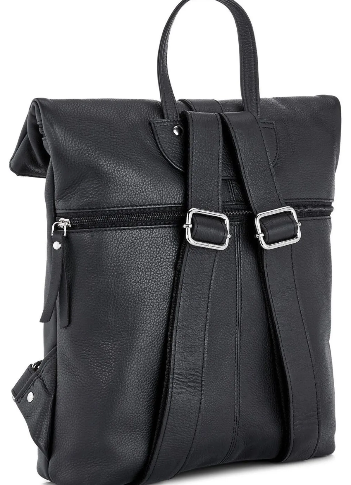 Outlet LAURINA , Rucksack, Damen, mit zwei verstellbaren Umhängeriemen SCHWARZ