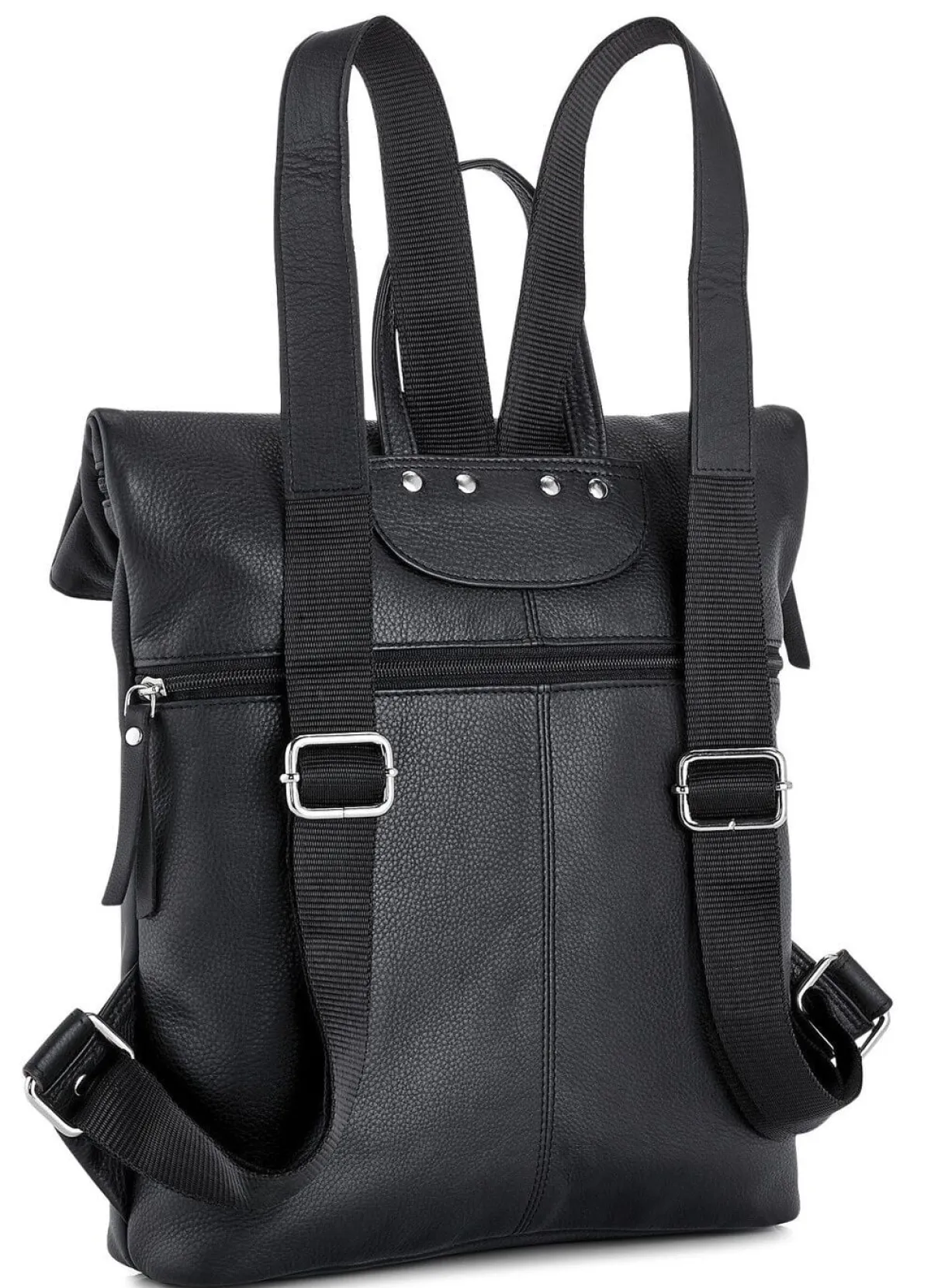 Outlet LAURINA , Rucksack, Damen, mit zwei verstellbaren Umhängeriemen SCHWARZ