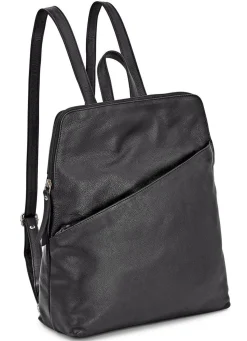 Clearance LAURINA , Rucksack, Damen, mit zwei verstellbaren Umhängeriemen SCHWARZ