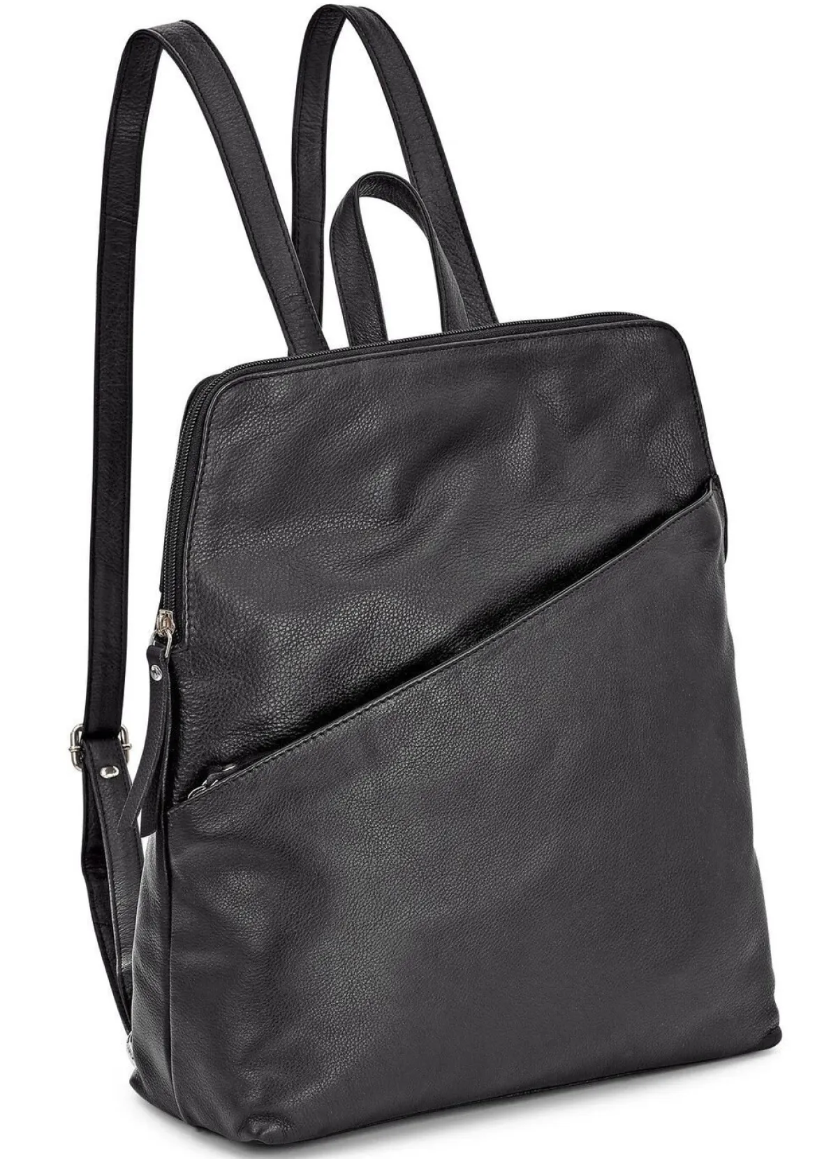 Clearance LAURINA , Rucksack, Damen, mit zwei verstellbaren Umhängeriemen SCHWARZ