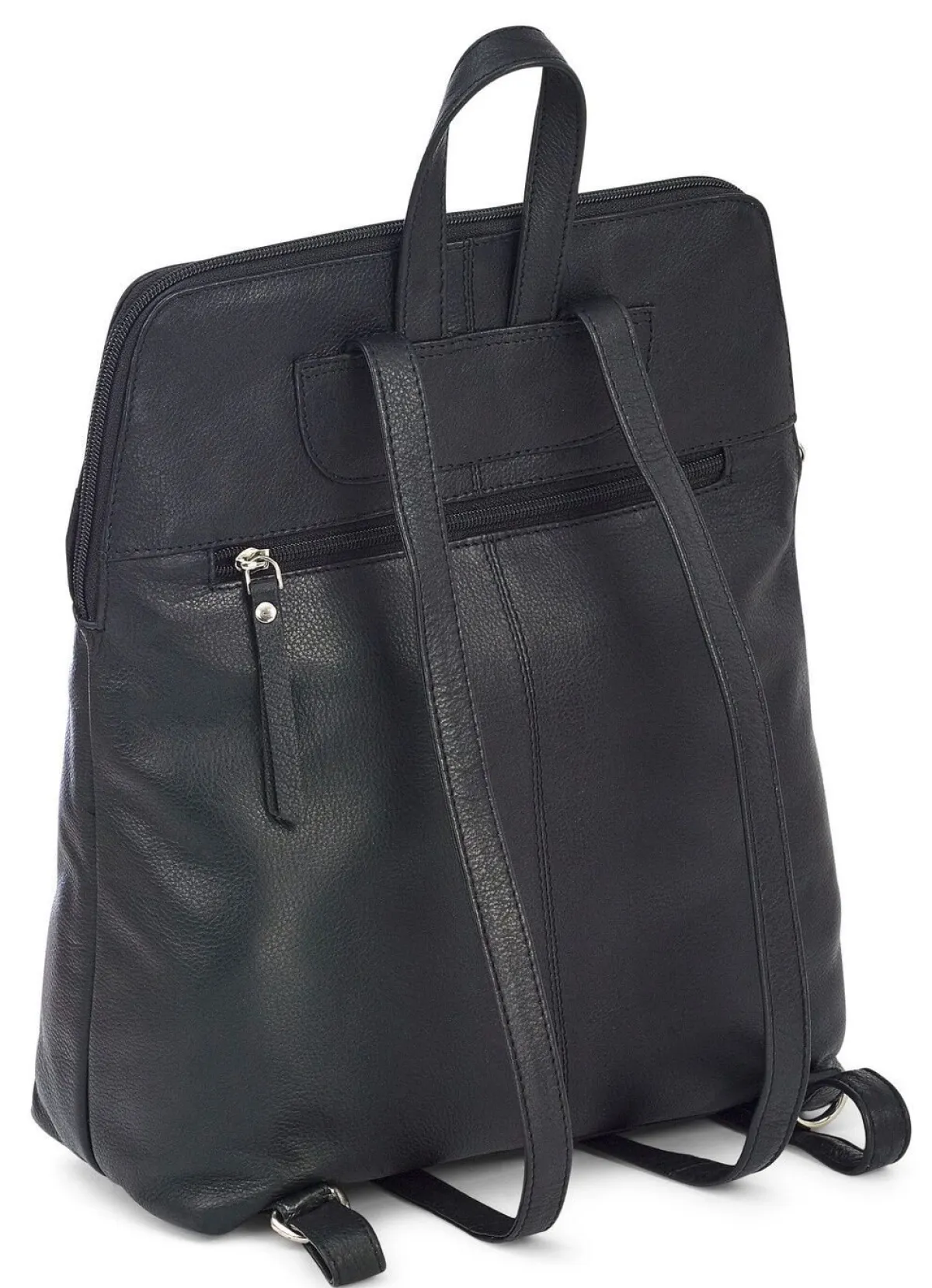 Clearance LAURINA , Rucksack, Damen, mit zwei verstellbaren Umhängeriemen SCHWARZ