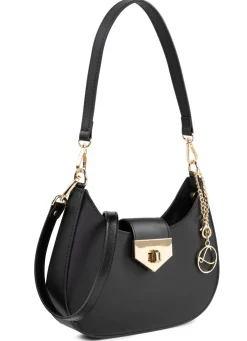 Clearance LAURINA Tasche aus Kalb-Nappaleder SCHWARZ