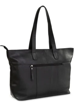 Clearance LAURINA , Tasche, Damen, aus Leder SCHWARZ